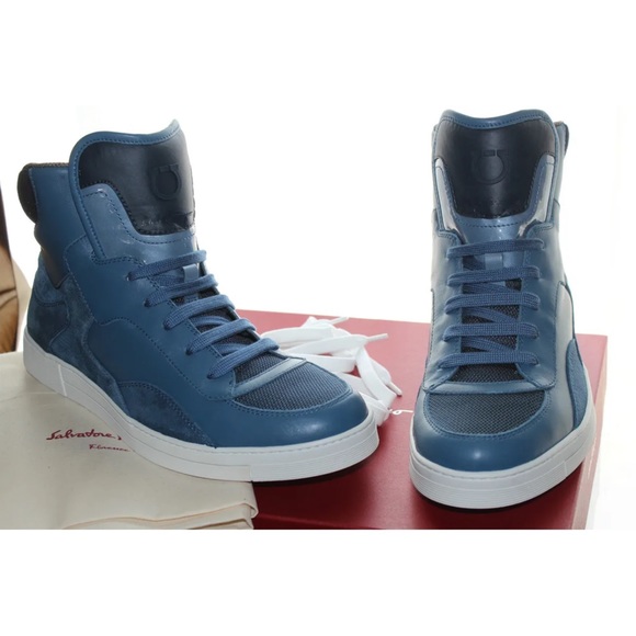 Men's Salvatore Ferragamo ROBERT Sneakers Blue